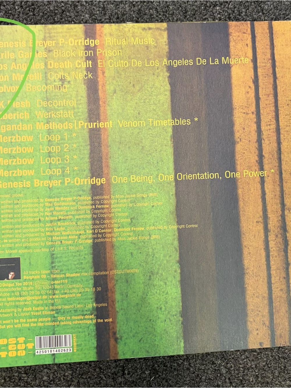 Berghain 09 Various Artists 2xLP Vinyl 2019 Tested - Picture 4 of 8